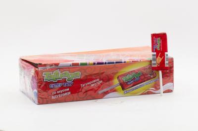 Жевательная конфета на палочке Tatuaga с тату Клубника (Пакистан) 10г